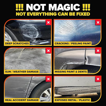 Carfidant Scratch and Swirl Remover - Car Scratch Remover for Vehicles Paint - Polishing Compound for Cars - Universal Repair Car Paint - 8.4 fl. Oz with Buffer Pad