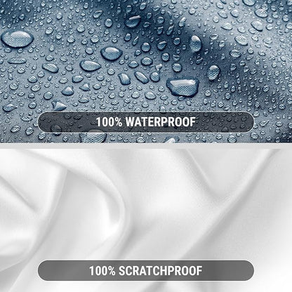 iCarCover 18-Layer Car Cover Waterproof All Weather, Premium Quality Car Covers for Automobiles, UV Protection, GR Supra, LXS SC, Cayman, 718, 911, 350Z, Fits 164-173 Inches