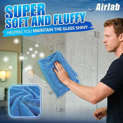 Airlab Microfiber Towels for Cars Wash Drying Towel Detailing Cloth, Ultra Absorbent, Streaks Free, Lint Free Cars, Trucks, SUVs, RVs, Motorcycles, Bath Wipes, 24 x 16 Inch, 1200 GSM, Pack of 1, Blue