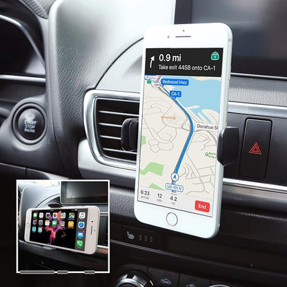 Kenu Airframe Pro | Android Vent Car Phone Mount & iPhone Car Holder, Black & Airbase Pro, Dashboard & Windshield Car Phone Holder Mount, Cell Phone Stand, Suction Cup, 360-Degree Pivot