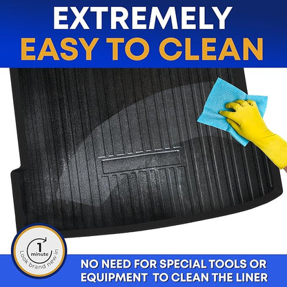 Premium Cargo Liner Porsche MACAN 2015-2025 - 100% Protection - Custom Fit Car Trunk Mat - All-Season Black Cargo Mat - Laser Measured Trunk Liners