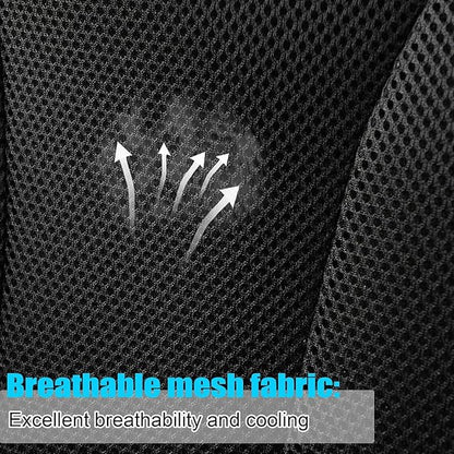 GIANT PANDA Fit Chevy Equinox Trax Malibu Blazer Trailblazer Traverse Tahoe Front Car Seat Cover, 3D Air Mesh Breathable Seat Protector, Gray（2-Pack