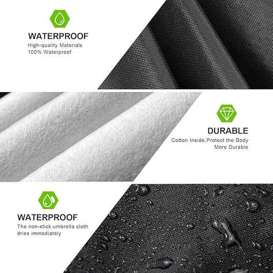KouKou Car Cover Waterproof All Weather, 7 Layers Outdoor Car Covers for Automobiles with Zipper, Universal Fit Sedan Honda Civic,Toyota Corolla, Hyundai Elantra, Kia Forte, ect.(Length 177-185 inch)