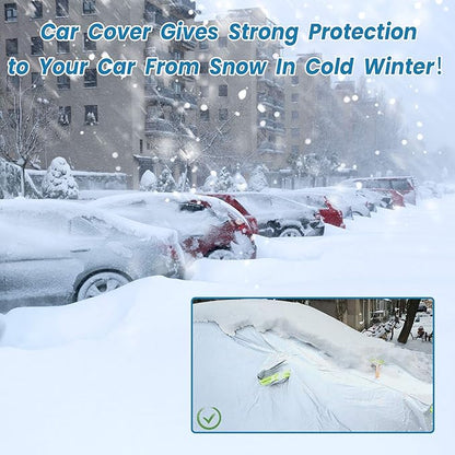 SUV Car Cover Waterproof All Weather, Outdoor Car Covers for Automobiles Car Covers Universal Fit SUV Up to 181’’