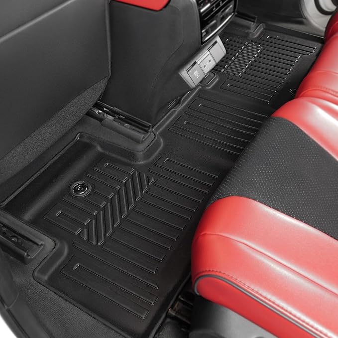 GALVAGNIATE Floor Mats Cargo Liner for 2022-2024 2025 Acura MDX, All Weather TPE 2-in-1 Cargo Mat with Backrest Mat for MDX Accessories