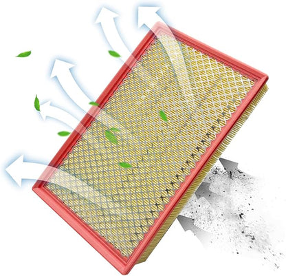 for Engine Air Filter JM5303 Fits for Ram 1500, Ram 2500, Ram 3500, Ra-m 1500 Classic, Replacement for CA9401, 5303240AA, 530322404AA