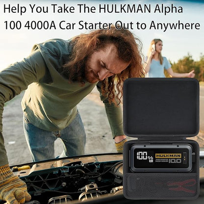 Replacement for HULKMAN Alpha100 Jump Starter Hard Carrying Case by Aenllosi(Case Only)