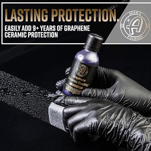 Adam's Polishes Advanced Graphene Ceramic Coating - 10H Graphene Coating for Auto Detailing, 9+ Years of Car Protection & Patented UV Technology