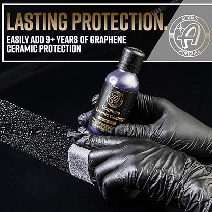 Adam's Polishes Advanced Graphene Ceramic Coating - 10H Graphene Coating for Auto Detailing, 9+ Years of Car Protection & Patented UV Technology