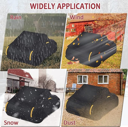 StarknightMT Ryker Cover, Full Cover Compatible with Can-Am Ryker 900 600 Sport Rally Edition All-Weather PU Waterproof Cover for Indoor Outdoor Snow Rain Dust Sun Protection Accessories Vent
