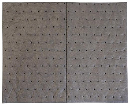 Oil-Dri L90907 15" W x 19" L Universal Heavy Weight Bonded Perforated Pads (50 Mats/Box)