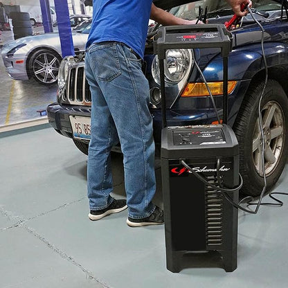 Schumacher Electric Wheeled 6A Car Battery Charger and 275A Engine Starter, 6-in-1 Solution for 6V/12V Batteries, Battery Maintainer, 40A Boost, SC1326, For Power Sport, Automotive, & Marine Batteries