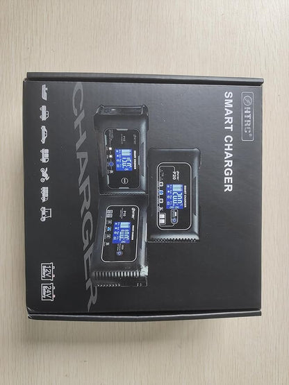 Haisito: 20A 12V/24V Smart Battery Charger –Automatic Maintainer, Trickle Charger & Desulfator with Overcharge Protection & Temperature Compensation – for Lead-Acid,LiFePO4 & Lithium Batteries