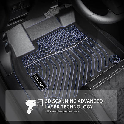 KELCSEECS Floor Mats & Cargo Liner Custom for Benz GLC 300 350e 43 AMG 2025 2024 2023 TPE Car Mats Floor Liners Automotive Trunk Mat GLC All Weather Trunk Liner Black