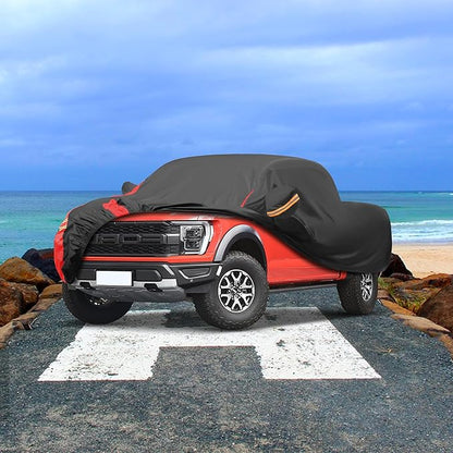 Car Cover Outdoor Automobiles Waterproof All Weater, Universal Fit (Length Up to 240 inch) XL+