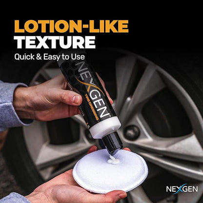 Nexgen Tire Dressing (16oz) - Long-Lasting Tire Shine & UV Protection - Repels Dust & Debris - On-The-Go Car Detailing - Car Cleaning Supplies - for Tires, Dashboards, & Trim