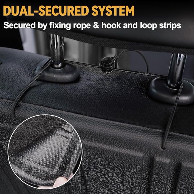 Floor Mats Set for Honda CRV 2026 2025 2024 2023 Accessories(Hybrid & Gasoline), Full Coverage All Weather Floor Mats Cargo Mat with Backrest Protectors & Door Sill Guards