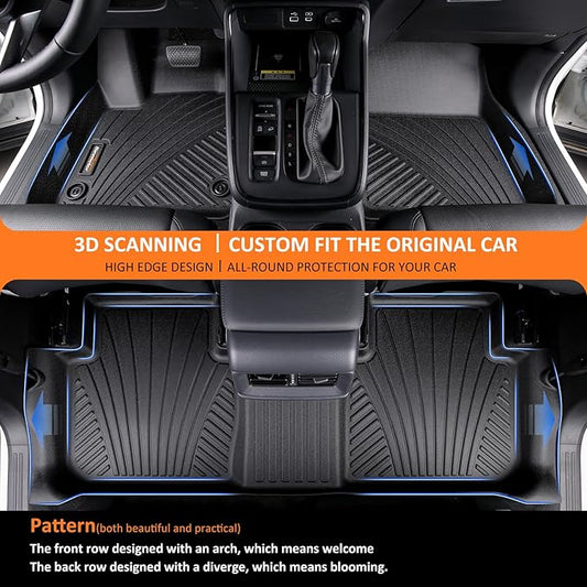 Binmotor-Floor Mats & Cargo Liner Set for BMW X3 2025, All Weather Car Mats Cargo Trunk Mat for BMW X3 2025 Accessories