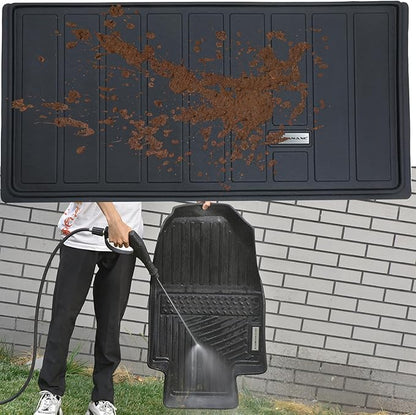 Trunk Mat for 2025 KIA K4 TPE All Weather Protection Car Cargo Liners Accessories-Black