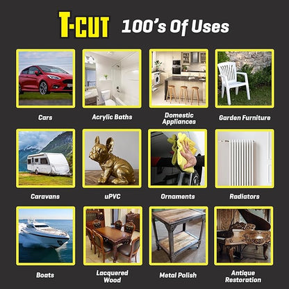 T-Cut Colour Restorer, 17 Fl Oz - Paintwork Restore, Spray Paint, Restores Original Colour and Lustre to Paintwork Removes Oxidation Scratch, TCC500