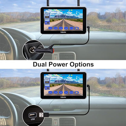 Haloview Byte Tango BT7 Solar Wireless 1080P Solar Powered Backup Camera with Touch Monitor for RV