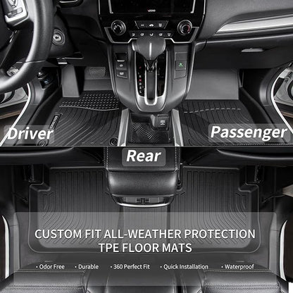 KELCSEECS Floor Mats & Cargo Liner Custom for Benz GLC 300 350e 43 AMG 2025 2024 2023 TPE Car Mats Floor Liners Automotive Trunk Mat GLC All Weather Trunk Liner Black