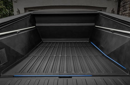 OEDRO Truck Bed Mat Fit for 2023 2024 2025 Tesla Cybertruck, TPE All Weather Protection Heavy Duty Pickup Truck Bed Liner for 2024 Tesla Cybertruck Accessories, Black