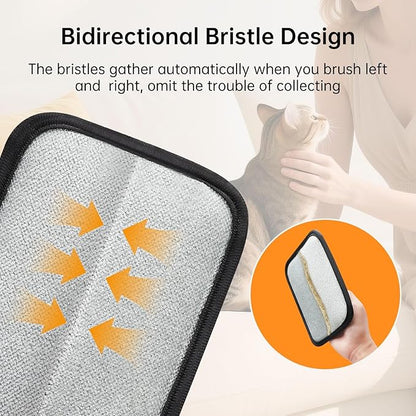 1 Pcs Static Pet Hair Removal Glove, Reusable Electrostatic Pet Cat Dog Hair Remover Grooming Gloves Brush Tool for Couch, Furniture, Carpet, Car Seat