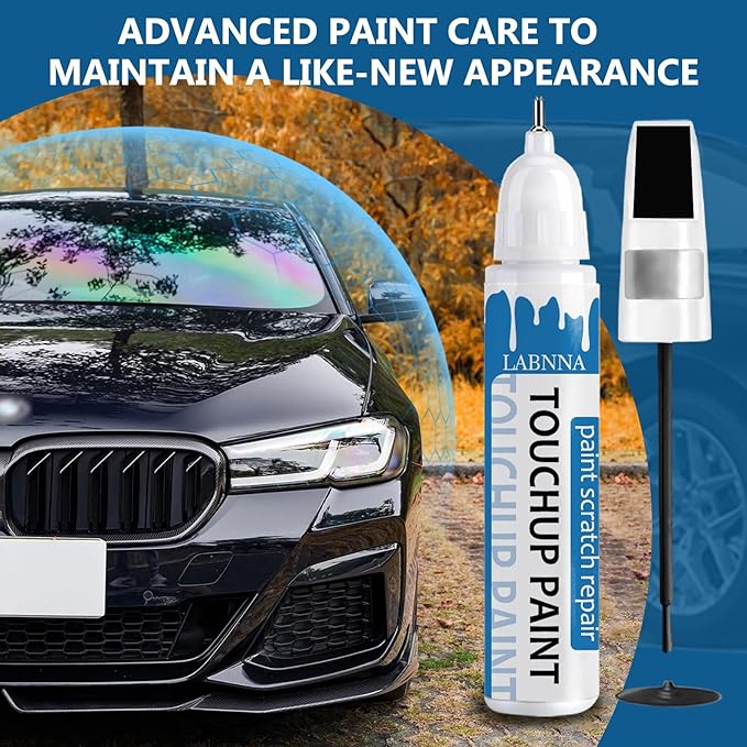 Phytonic Blue Metallic (C1M) Touch Up Paint for BMW-Exact Match 2 in 1 touchup Paint Pen for Chips and Nicks Repair Car Paint Scratch Repair Kit