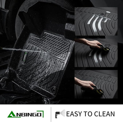 ANBINGO®-Floor Mats & Cargo Liner for Hyundai Venue 2025 2024-2020（Cargo Mat Only for Upper Position） All Weather Car Floor Mat for Hyundai Venue SE/SEL/Limited,Venue Accessories Black