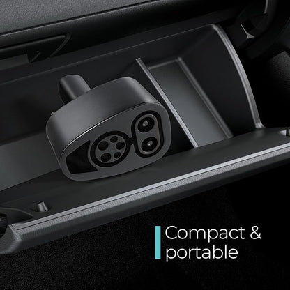 Lectron CCS1 to NACS Adapter for Tesla Model S, 3, X, Y (500A 500V) - for Tesla Owners Only - Fast Charge Your Tesla with CCS Chargers (Black)