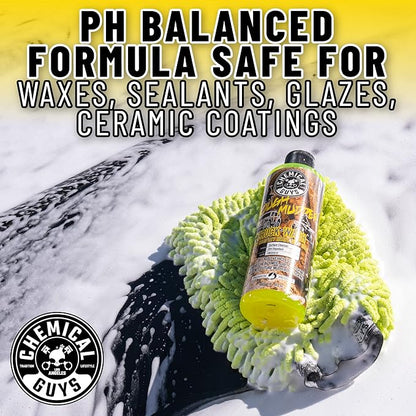 Chemical Guys CWS202 Tough Mudder Foaming Truck, Off Road and ATV and RV Heavy Duty Wash Soap, (Works with Foam Cannons, Foam Guns or Bucket Washes), 128 fl oz (1 Gallon), Lemon Scent