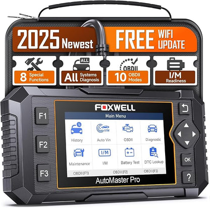 FOXWELL NT624 Elite OBD2 Scanner Upgraded from NT614Elite & NT604Elite Code Reader, All-System OBD2 Scan Tool, 8 Advanced Reset Functions, AutoVIN, Live Data, Lifetime WiFi Free Updates