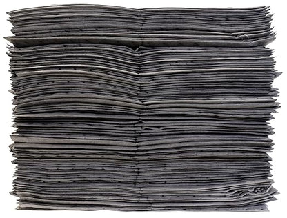 Oil-Dri L91001 15" W x 19" L Universal Middle Weight Bonded Perforated Pads (100 Mats/Box)