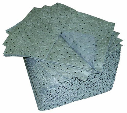 Oil-Dri L90907 15" W x 19" L Universal Heavy Weight Bonded Perforated Pads (50 Mats/Box)