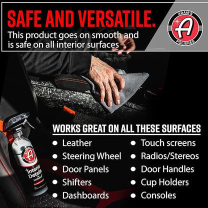 Adam's Polishes Interior Detailer Gallon (Sweet Almond) - Total Car Interior Cleaner, Protectant & Dressing | All Purpose Cleaner & Leather Conditioner | Vinyl, Dashboard, Screen, Seat Cleaner & More