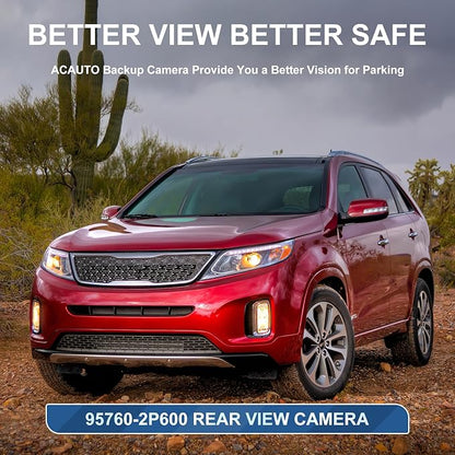 Rear View Backup Camera Fit for Kia Sorento 2014-2015, Reversing Parking Assist Camera OE Replacement 95760-2P600 95760 2P600 957602P600 95760-2P600FFF 957602P600FFF 95760 2P600FFF