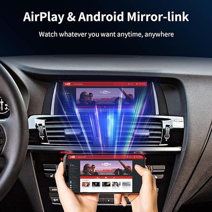 Wireless CarPlay/Android Auto 10.25 Inch Touchscreen for BMW 5 Series F10/F11 (2012-2016) with NBT System, Car Radio Receiver, Multimedia, Bluetooth, Car Stereo