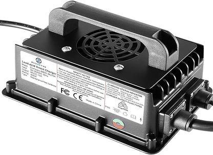 800W Lead Acid Battery Charger 48 Volt 15 AMP 3-Pin Triangular Plug EZGO RXV & TXT Golf Carts