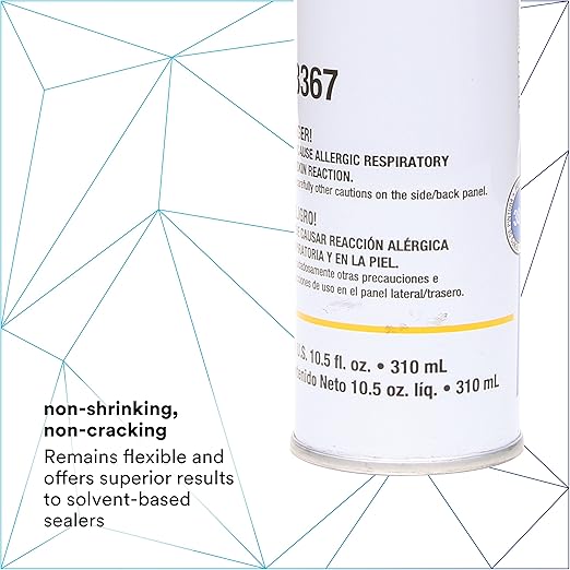 3M Urethane Seam Sealer, 08367, Black Color, High Solids, Permanently Flexible, 310 mL/10.5 fl oz Cartridge