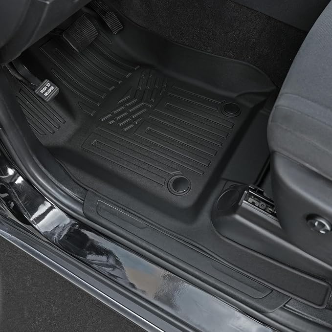 Floor Mats for 2016-2024 2025 Dodge Durango 6-seat, All Weather TPE Cargo Liner Cargo Mat and 3rd Row Backrest Mats for SRT Durango Accessories