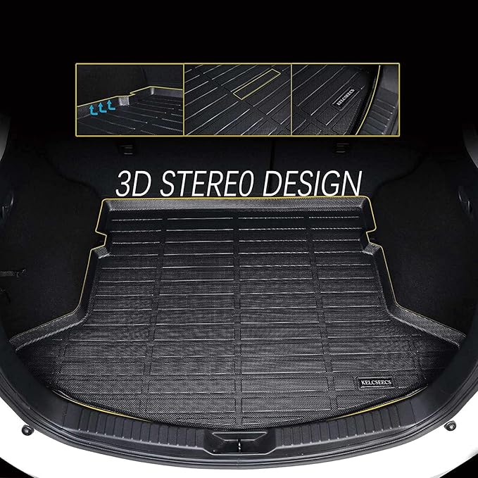 KELCSEECS Floor Mats & Cargo Liner Custom for 2024 2023 2022 2021 2020 2019 2018 Camry Hybrid All Weather Car Mats Cargo Mat Trunk Mat Camry Hybrid Floor Mats Accessories