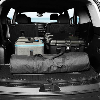Floor Mats for 2017-2023 GMC Acadia (6-seat), All Weather TPE 2-in-1 Cargo Mat with Backrest Mat for Acadia Accessories