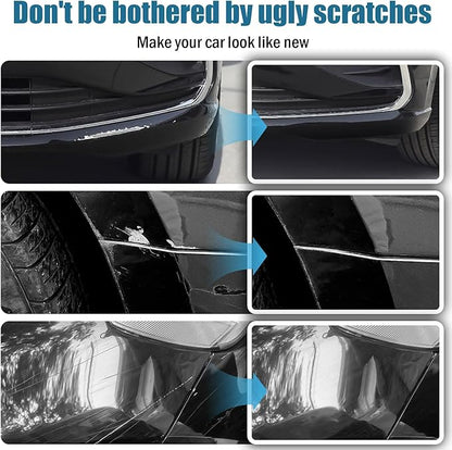 Black Touch Up Paint for Cars, Car Scratch Repair Pen, Color Accurate Automotive Paint with Varnish Clear Coat Pen Quick and Easy Fix Vehicles Chip Rim Scuff Repair