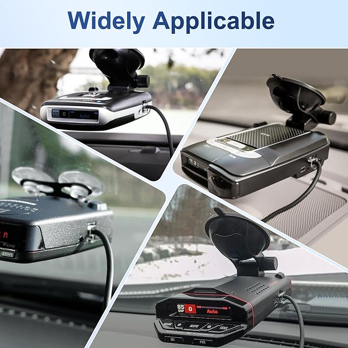 Radar Detector Cable，USB CTo RJ11 Plug Cable 5V-12V Power Cord, Compatible with Escort Radenso XP Beltronics Cobra Whistler 9.8FT, Suitable for 12V Radar detectors