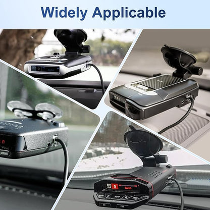 Radar Detector Cable，USB CTo RJ11 Plug Cable 5V-12V Power Cord, Compatible with Escort Radenso XP Beltronics Cobra Whistler 9.8FT, Suitable for 12V Radar detectors