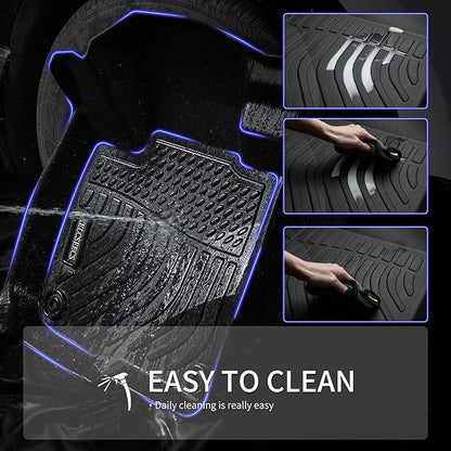 KELCSEECS Floor Mats Custom for Hyundai Ioniq 5 N 2025 All Weather Car Mats TPE Floor Liners Ioniq 5 N Accessories