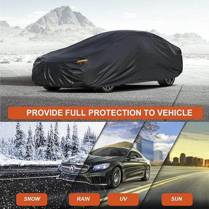 Kayme 7 Layers Car Cover Custom Fit for Mercedes Benz SLK Class 200 230 250 280 320 350 (1996-2025) Waterproof All Weather for Automobiles, Outdoor Full Cover Rain Sun UV Protection.