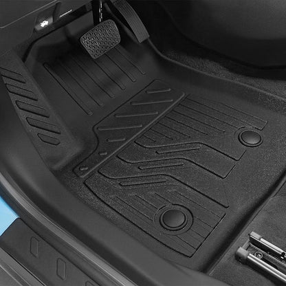 Floor Mats Set for Chevy Trailblazer AWD 2026 2025-2021 Accessories, Full Coverage All Weather Floor Mats Cargo Mat with Backrest Protectors & Door Sill Guards(Not for FWD)