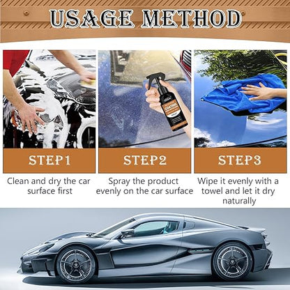 Nexa Turbo Shine Spray,Nexa Car Scratch Remover,Turbo Shine Nexa 3 in 1 High Protection Quick Car Coating Spray(1Pcs)